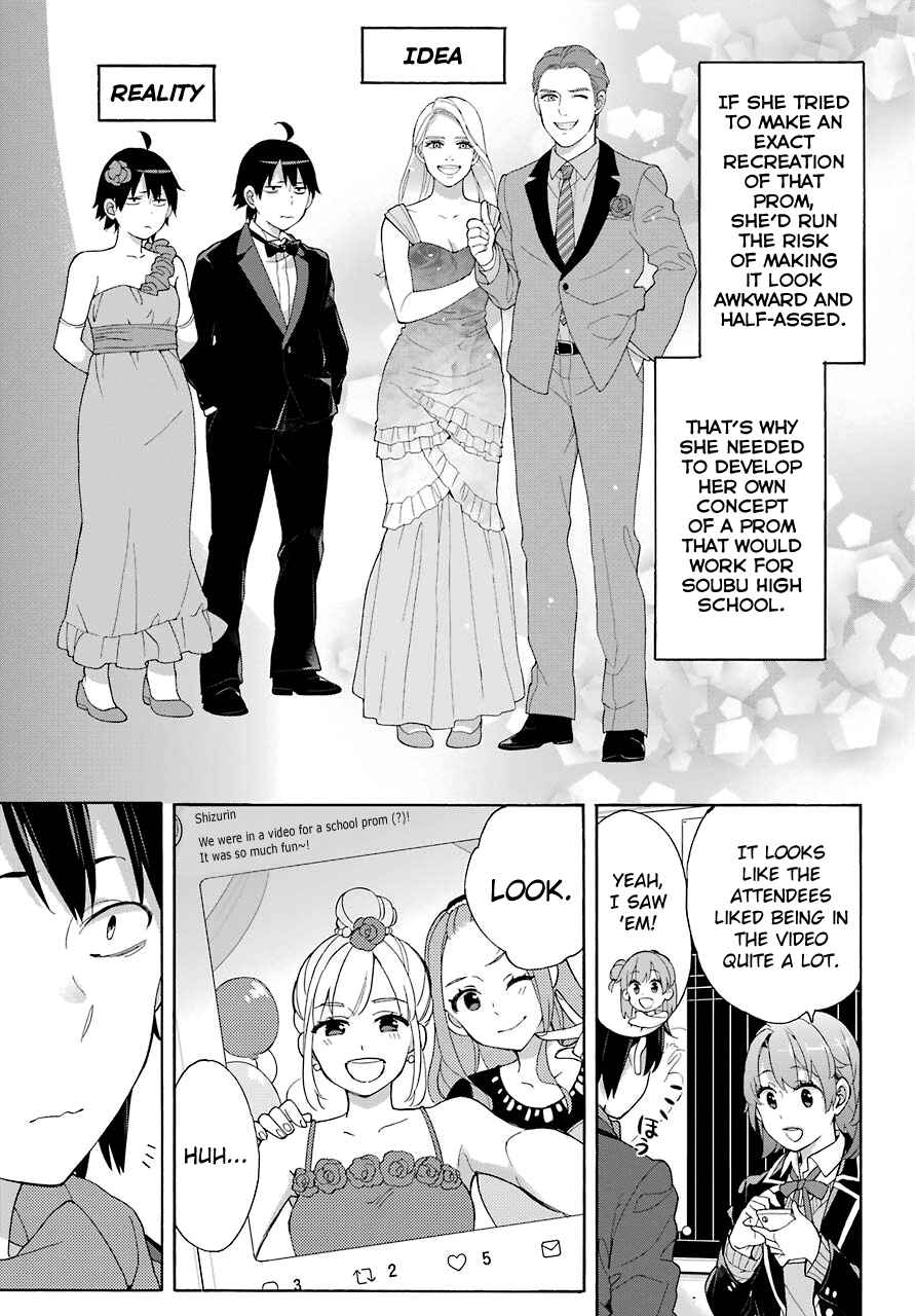 Yahari Ore no Seishun Love Come wa Machigatteiru.: Monologue Chapter 70 page 18