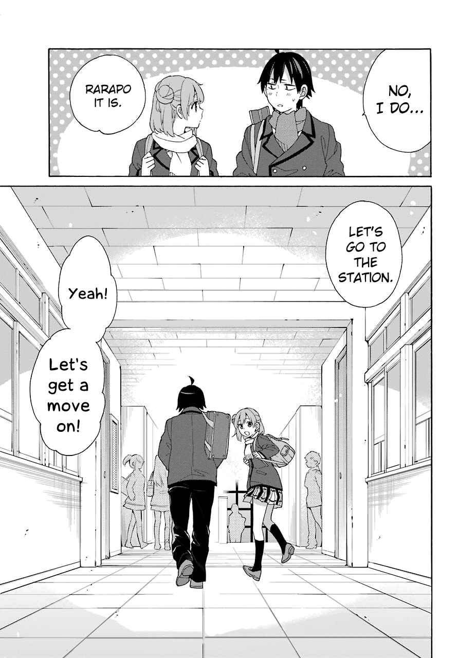 Yahari Ore no Seishun Love Come wa Machigatteiru.: Monologue Chapter 70 page 28