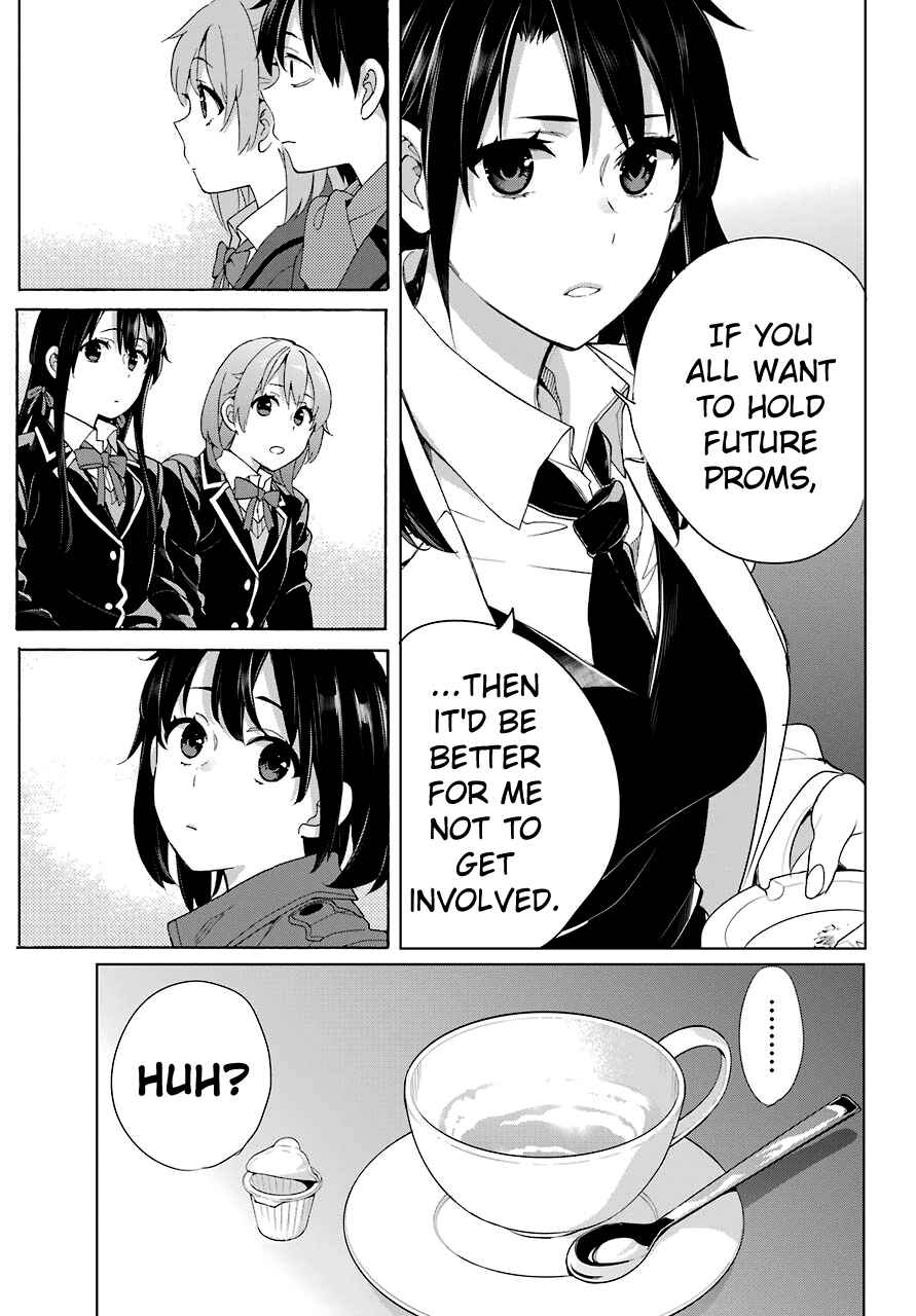Yahari Ore no Seishun Love Come wa Machigatteiru.: Monologue Chapter 72 page 28