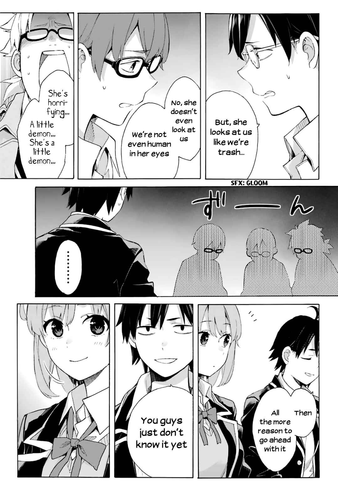 Yahari Ore no Seishun Love Come wa Machigatteiru.: Monologue Chapter 84 page 17