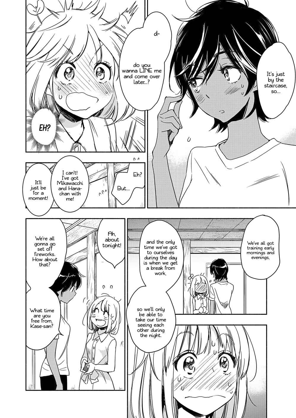 Yamada and Kase-san. Chapter 14 page 10