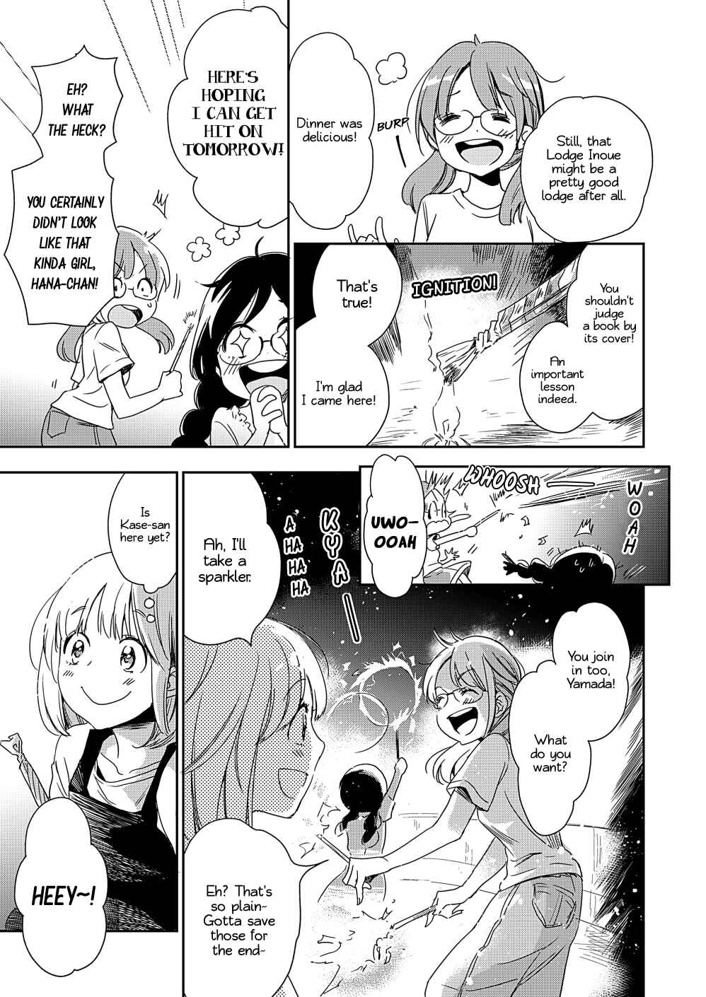 Yamada and Kase-san. Chapter 14 page 17