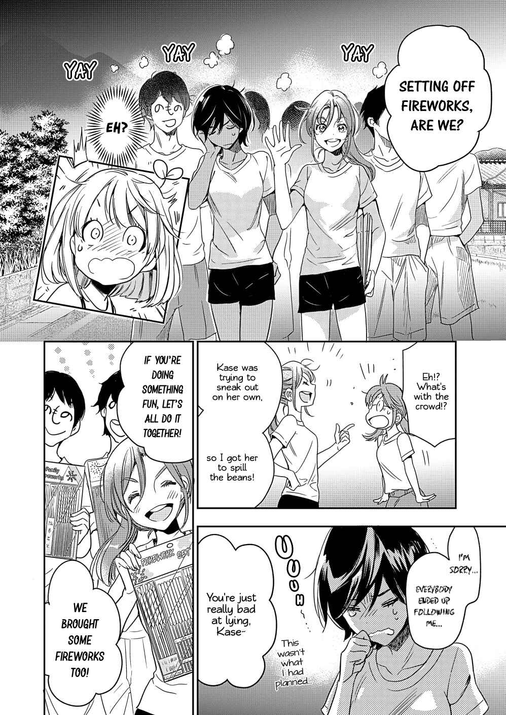 Yamada and Kase-san. Chapter 14 page 18