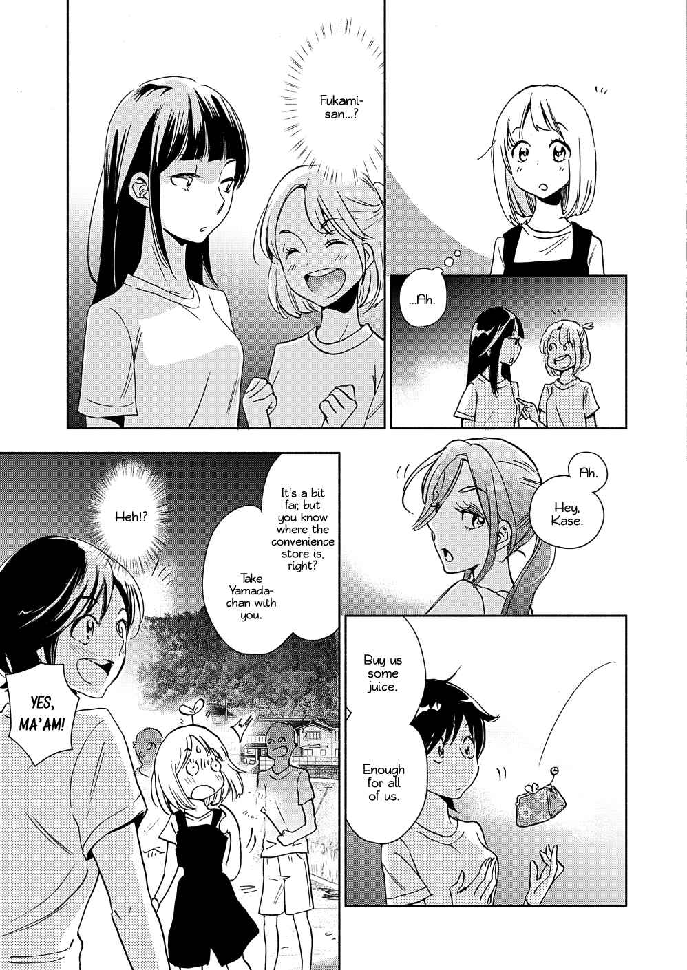 Yamada and Kase-san. Chapter 14 page 19
