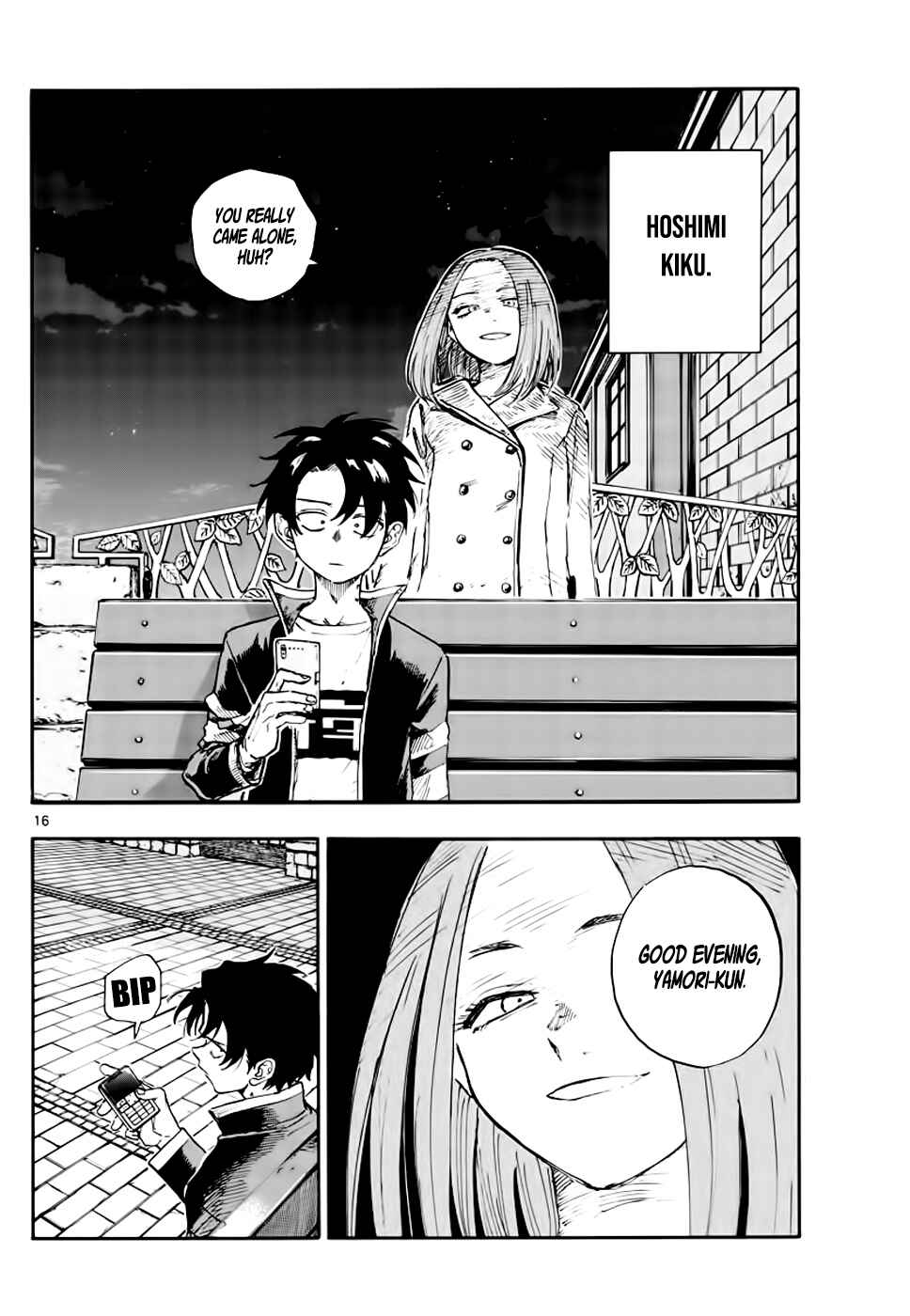Yofukashi no Uta Chapter 151 page 14