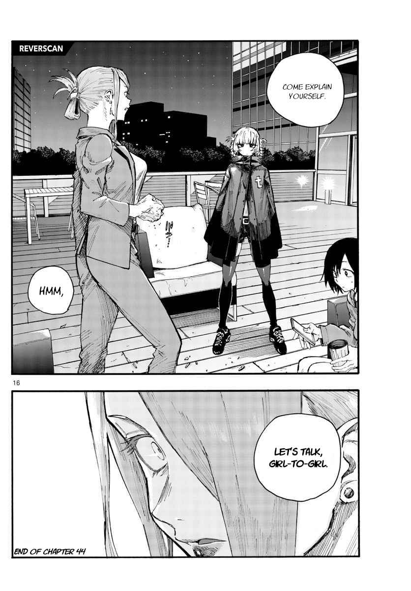 Yofukashi no Uta Chapter 44 page 16