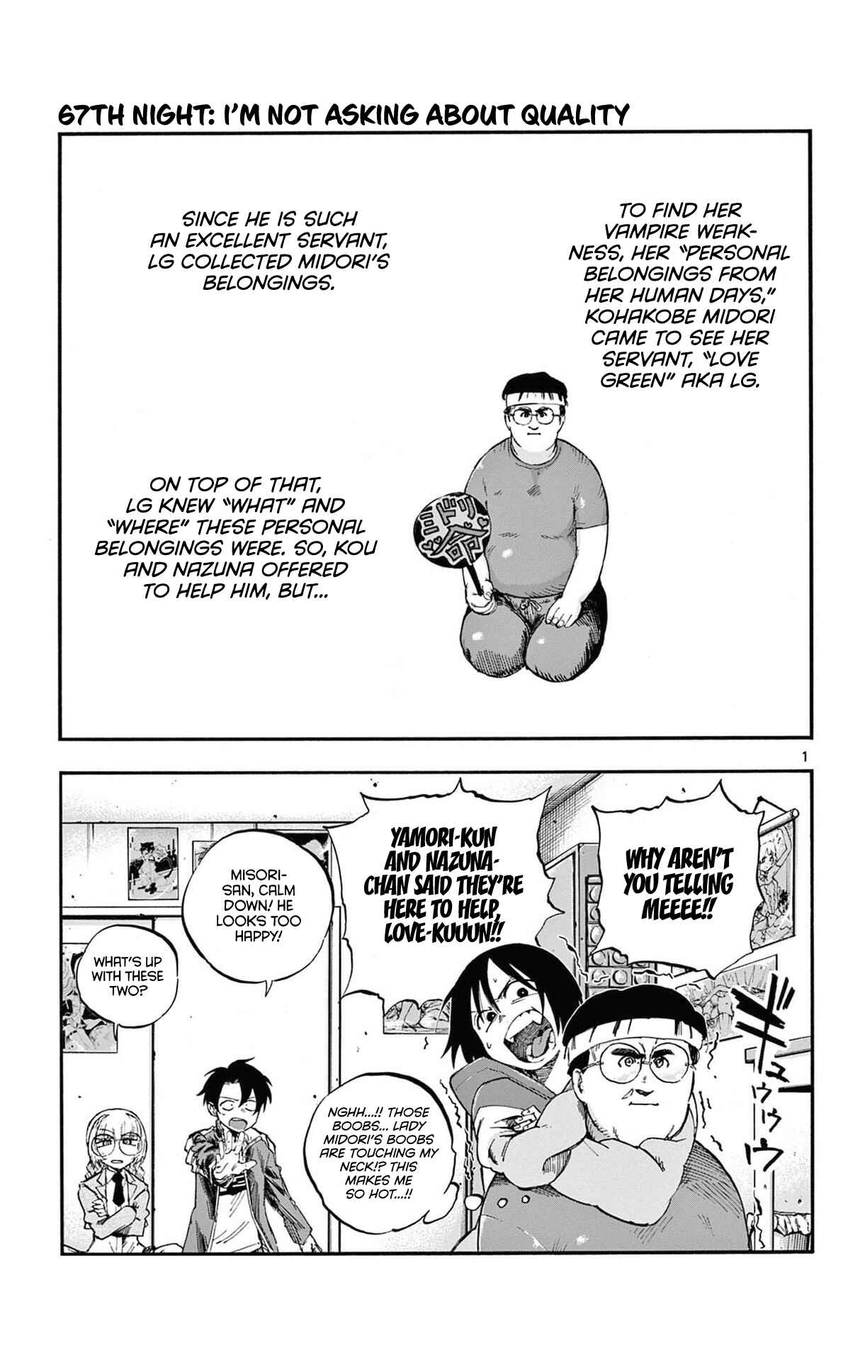 Yofukashi no Uta Chapter 67 page 0