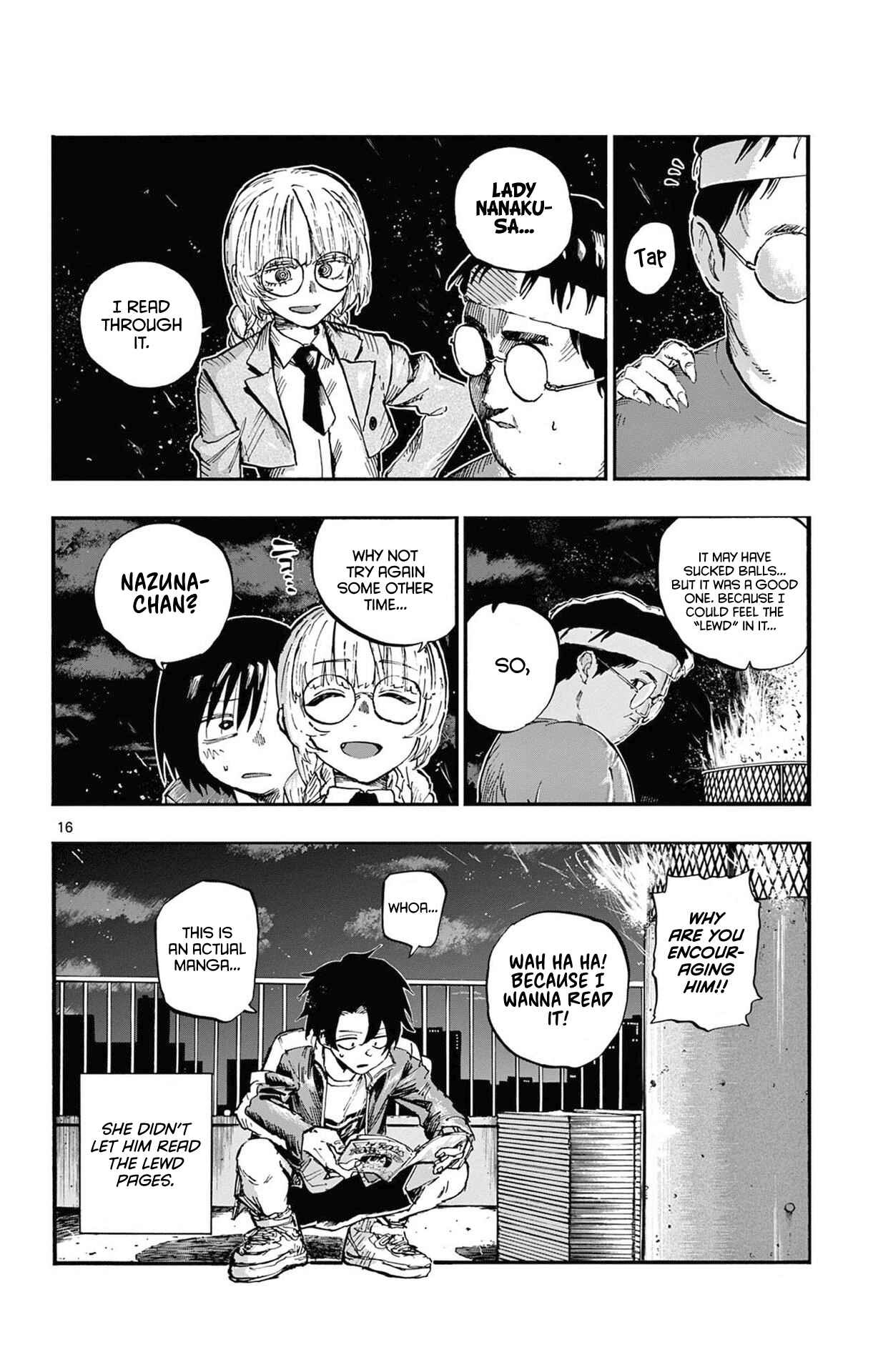 Yofukashi no Uta Chapter 67 page 14