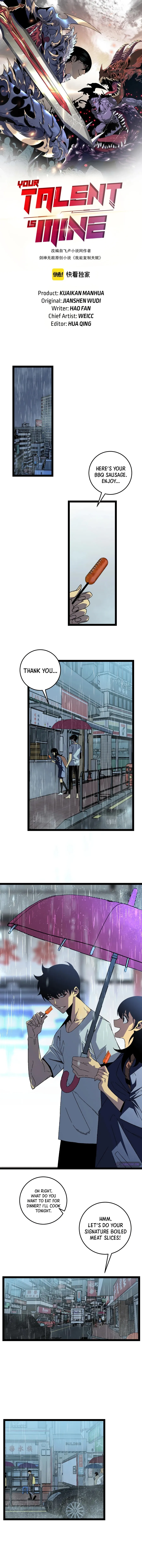 Your Talent is Mine Chapter 18 page 1