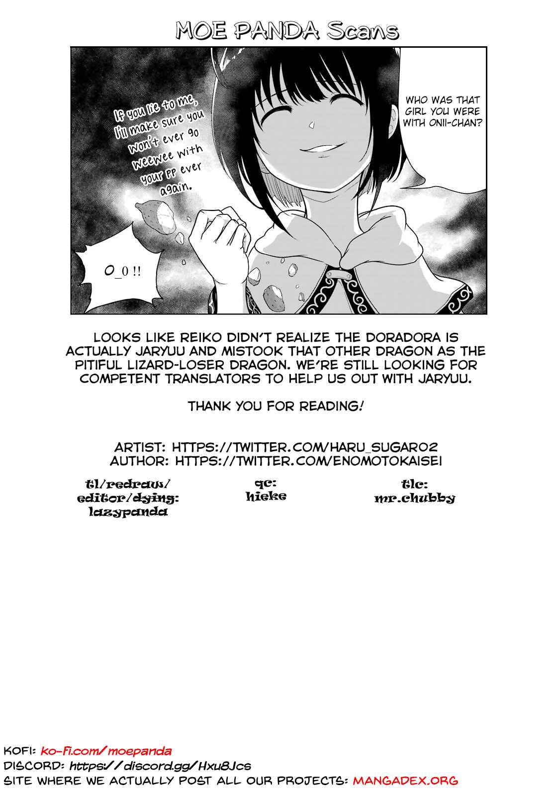 Yowai 5000-nen no Soushoku Dragon, Iware naki Jaryuu Nintei: Yada Kono Ikenie, Hito no Hanashi wo Kiite Kurenai Chapter 8 page 33