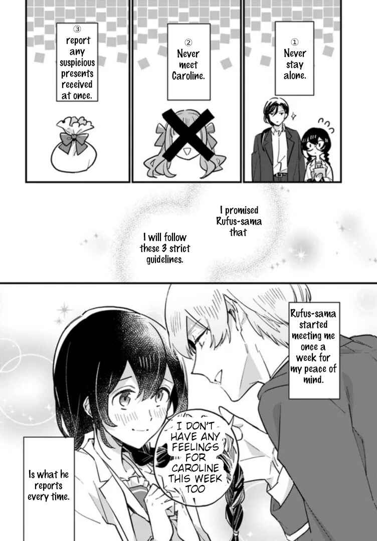 Yowaki MAX Reijou nanoni, Ratsuwan Konyakusha-sama no Kake ni Notte Shimatta Chapter 15.1 page 1