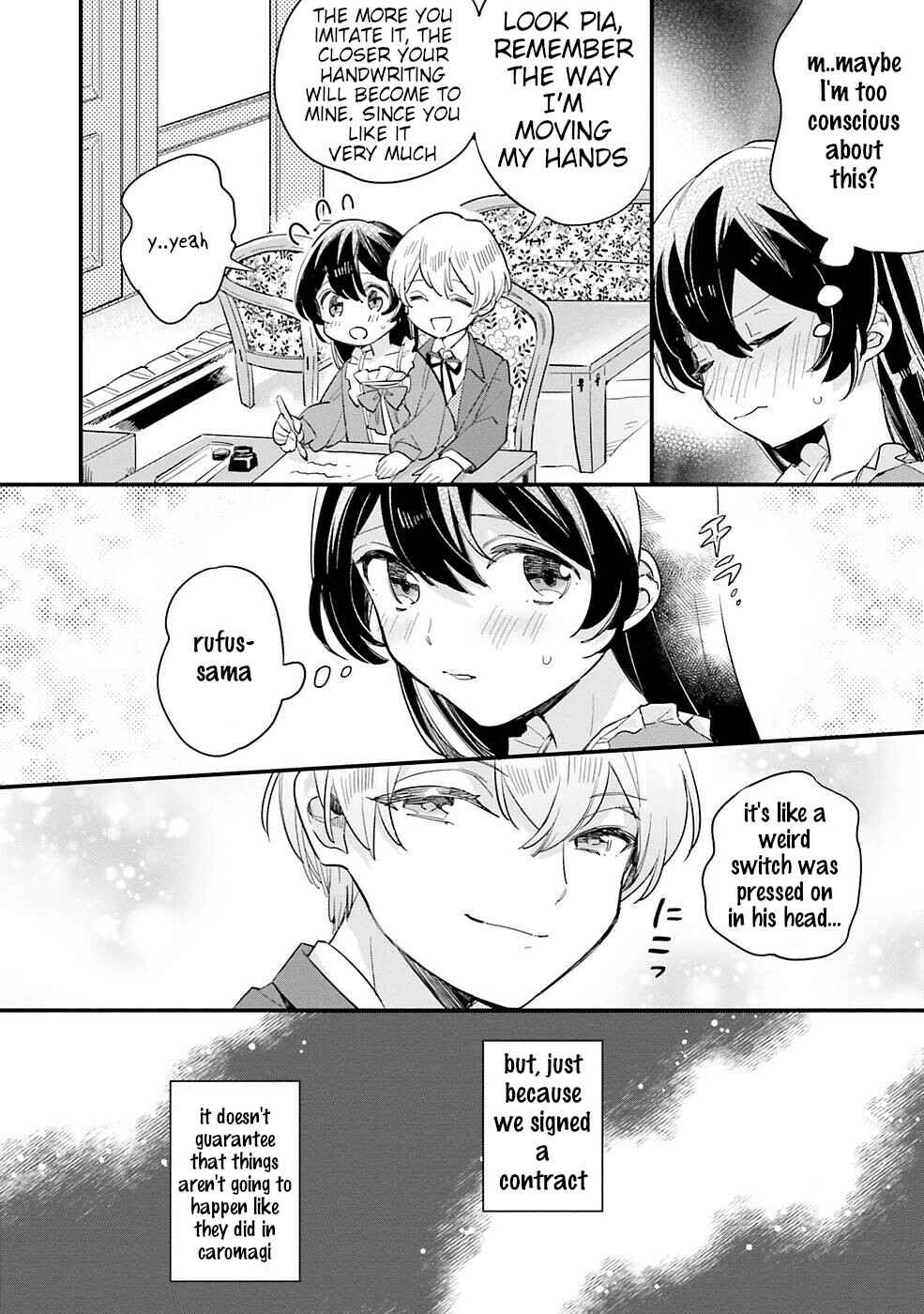 Yowaki MAX Reijou nanoni, Ratsuwan Konyakusha-sama no Kake ni Notte Shimatta Chapter 2.3 page 3