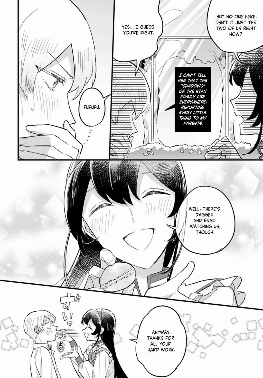 Yowaki MAX Reijou nanoni, Ratsuwan Konyakusha-sama no Kake ni Notte Shimatta Chapter 20 page 22