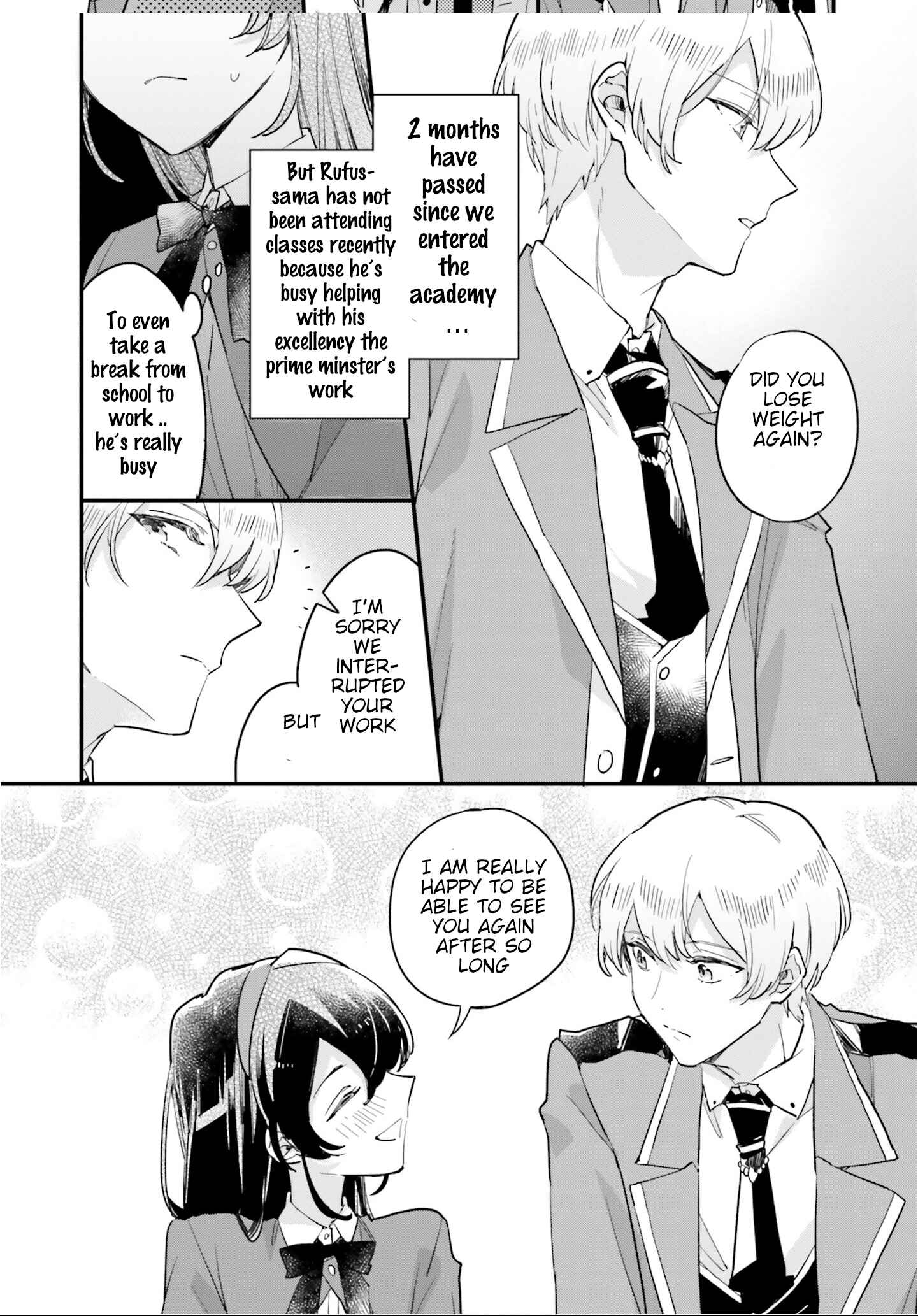Yowaki MAX Reijou nanoni, Ratsuwan Konyakusha-sama no Kake ni Notte Shimatta Chapter 8 page 1