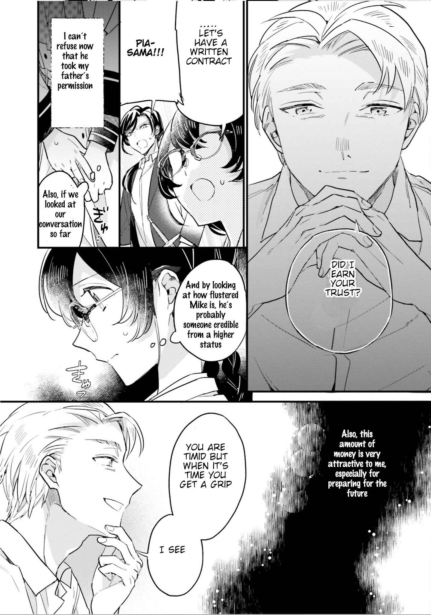 Yowaki MAX Reijou nanoni, Ratsuwan Konyakusha-sama no Kake ni Notte Shimatta Chapter 9 page 27