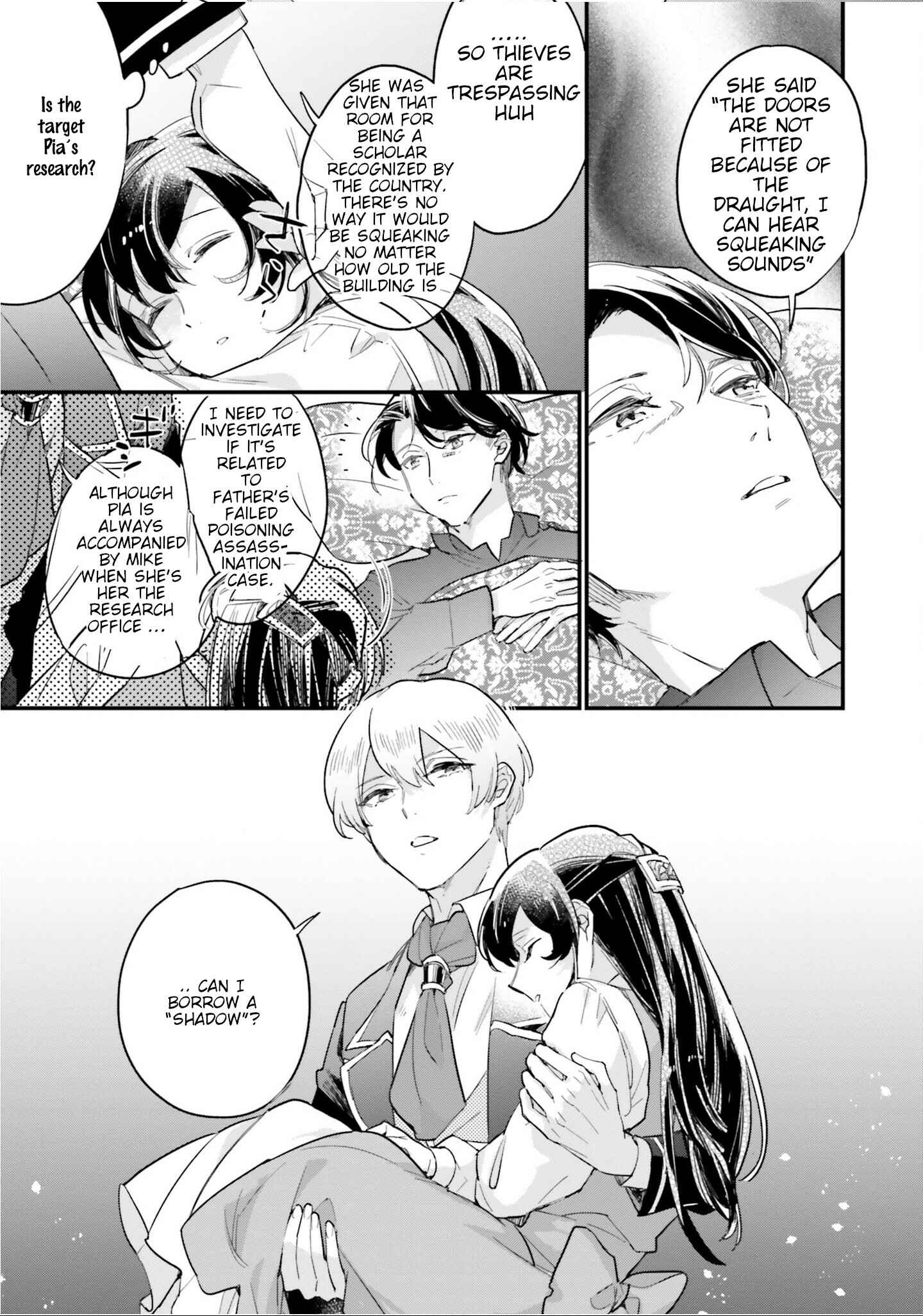 Yowaki MAX Reijou nanoni, Ratsuwan Konyakusha-sama no Kake ni Notte Shimatta Chapter 9 page 2
