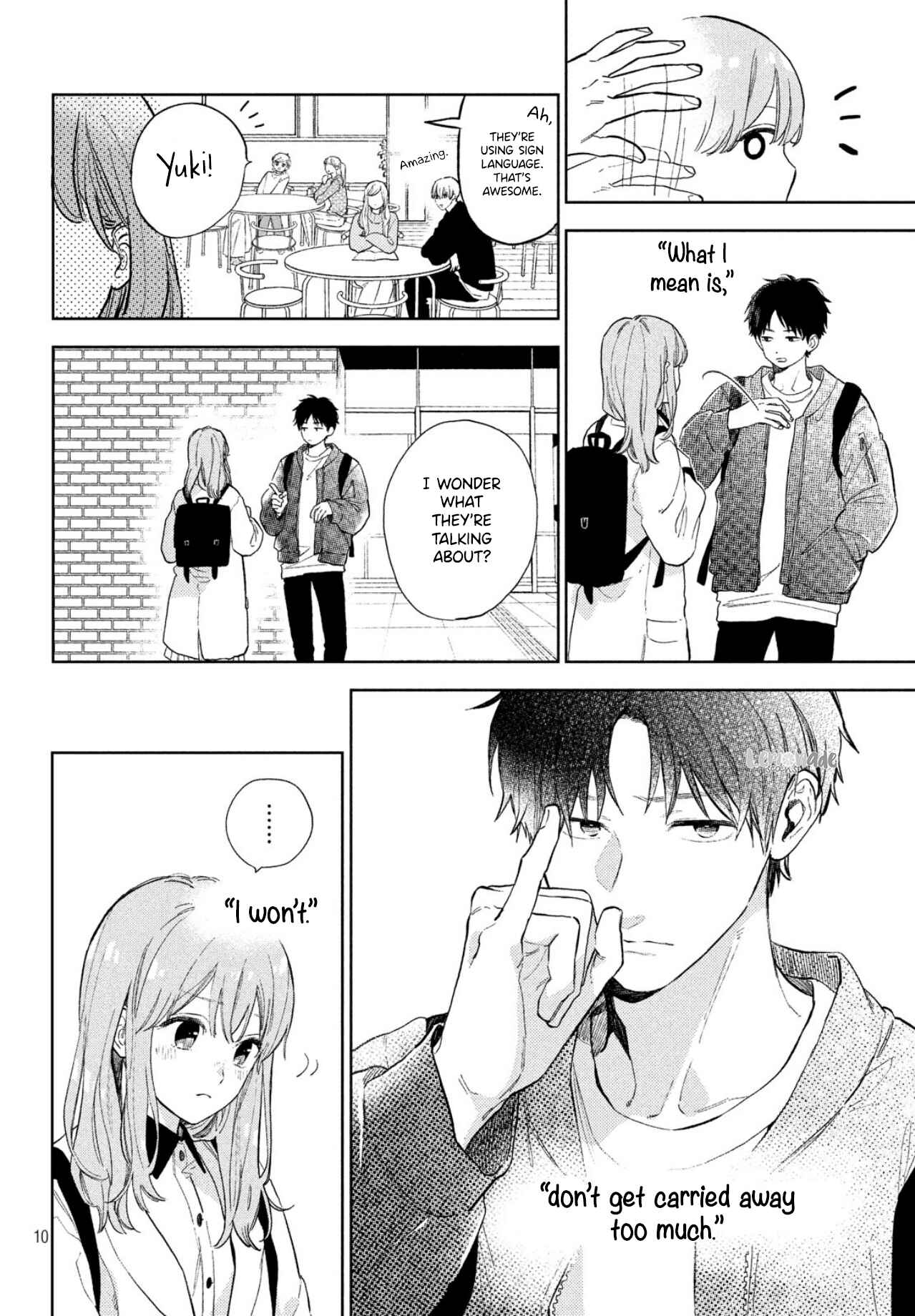 Yubisaki to Renren Chapter 3 page 11