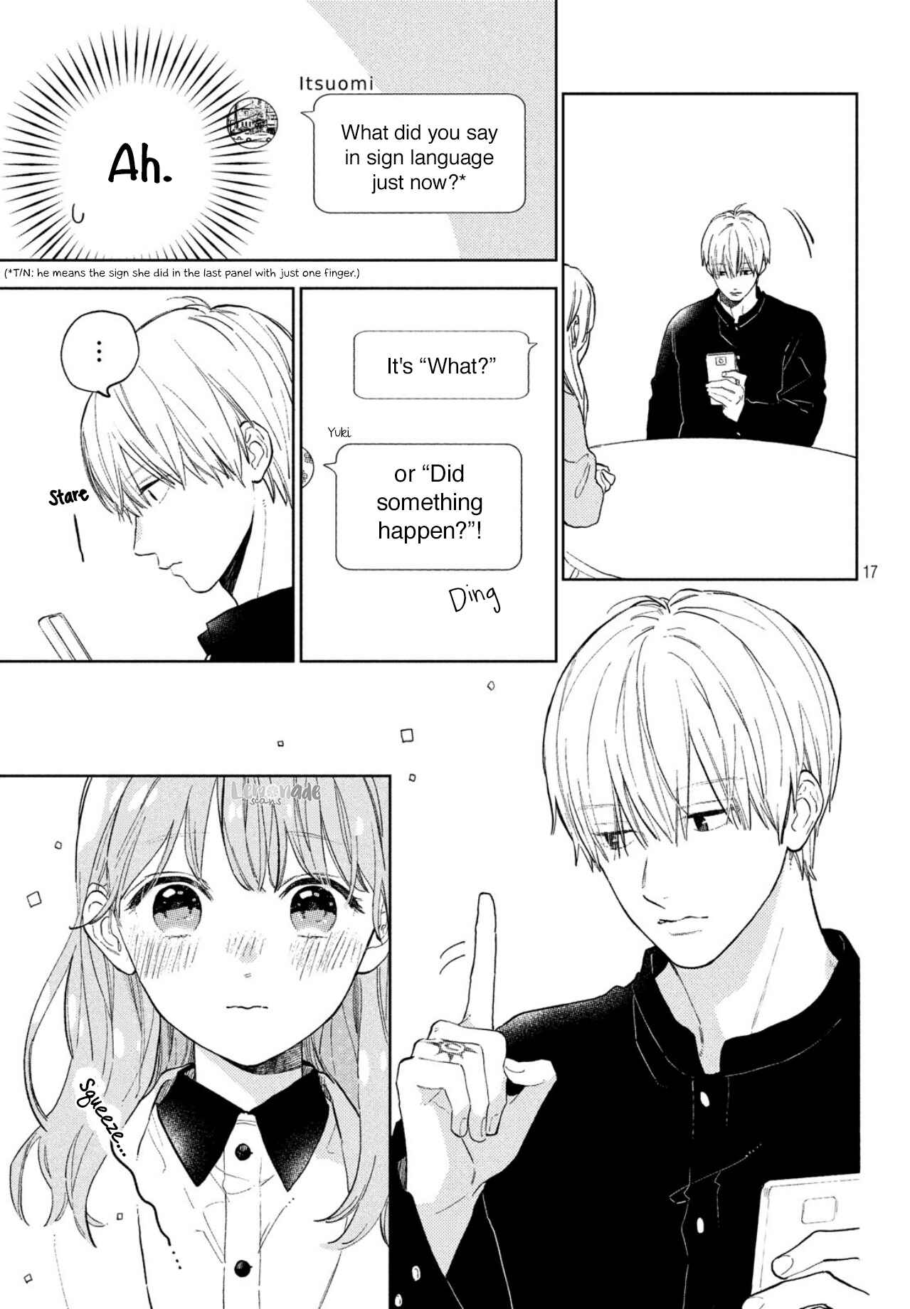 Yubisaki to Renren Chapter 3 page 18