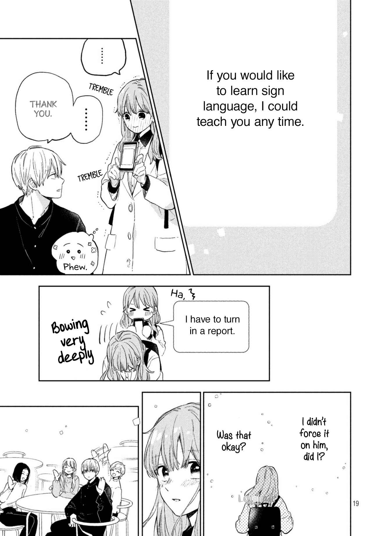 Yubisaki to Renren Chapter 3 page 20