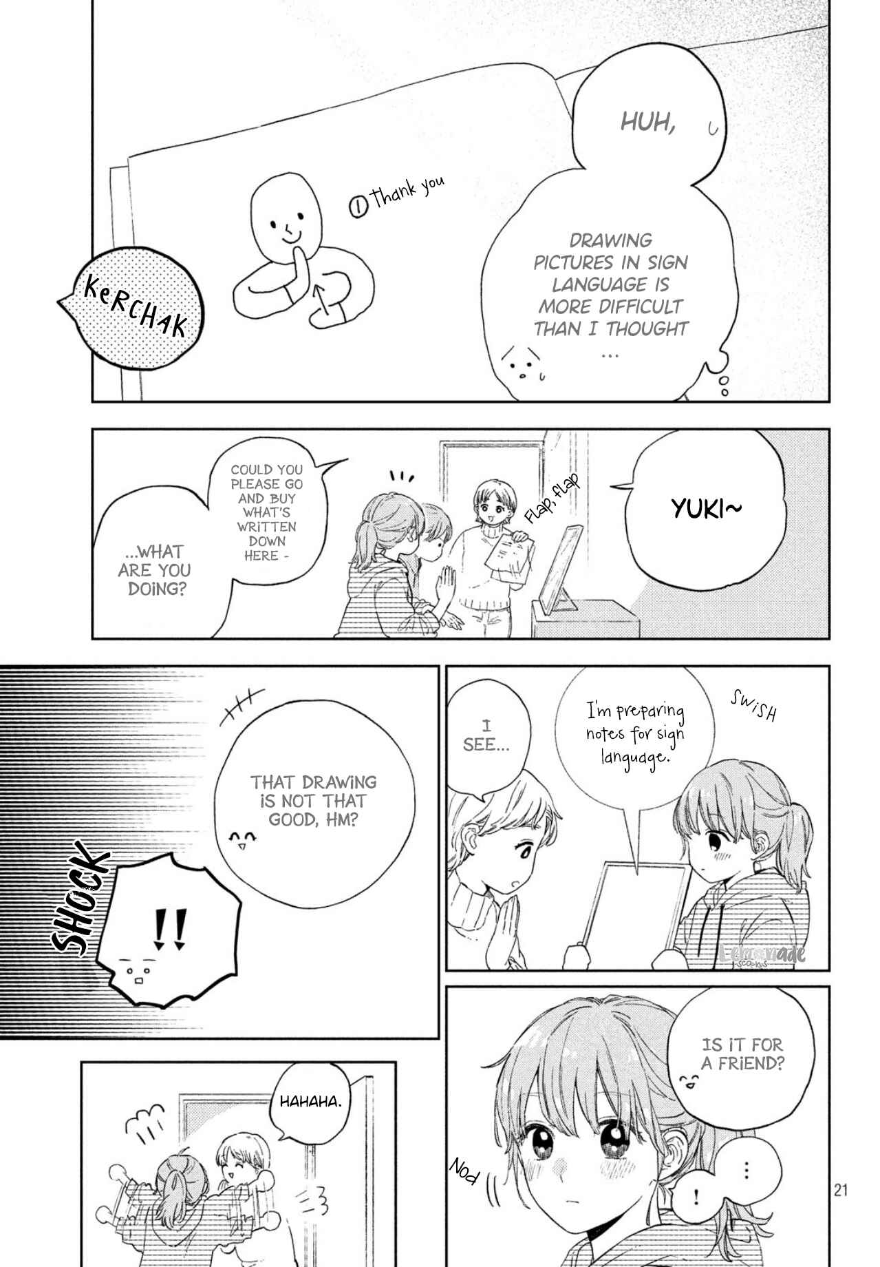 Yubisaki to Renren Chapter 3 page 22