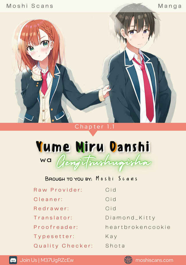 Yumemiru Danshi wa Genjitsushugisha Chapter 1.2 page 18
