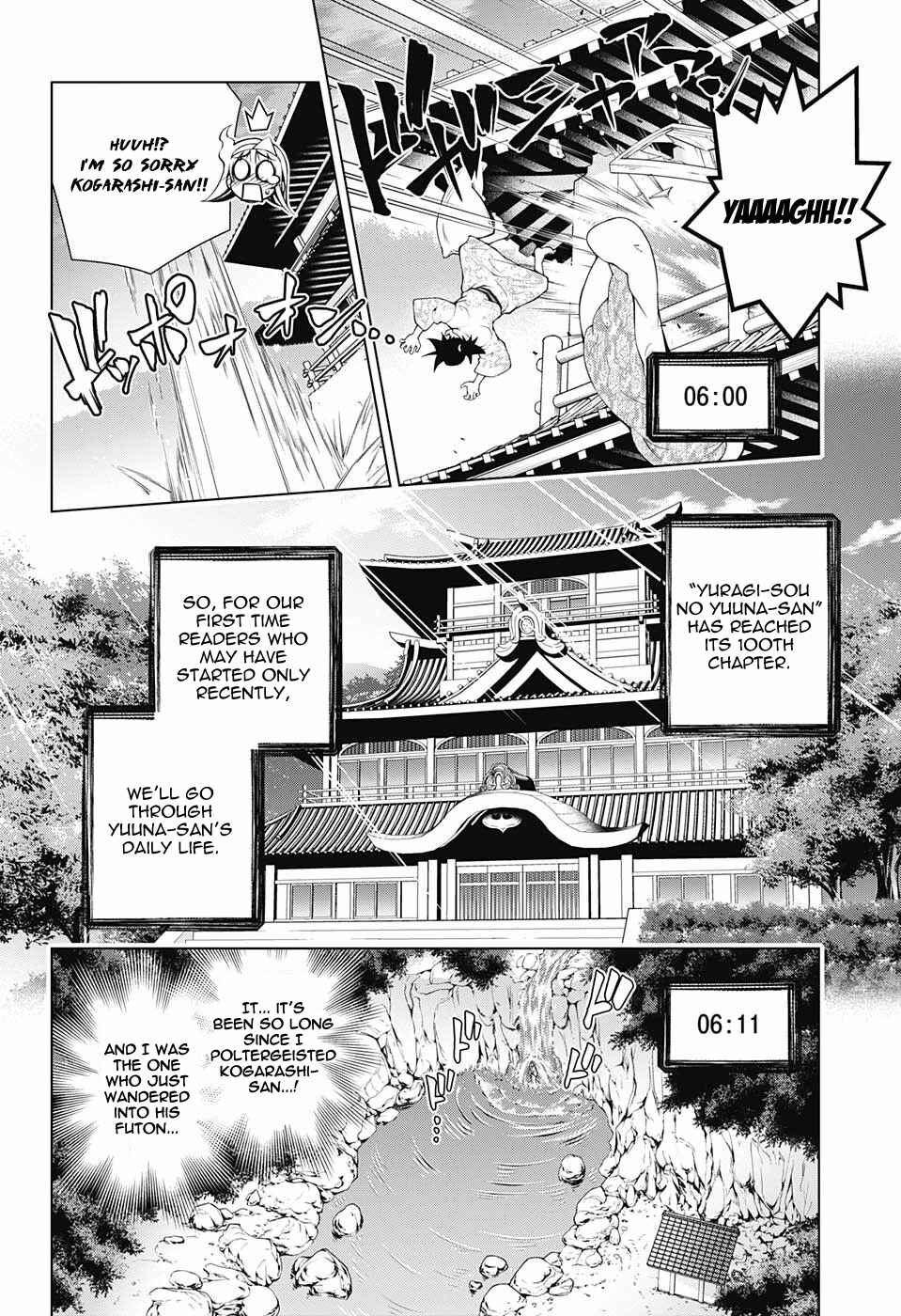 Yuragi-sou no Yuuna-san Chapter 100 page 3