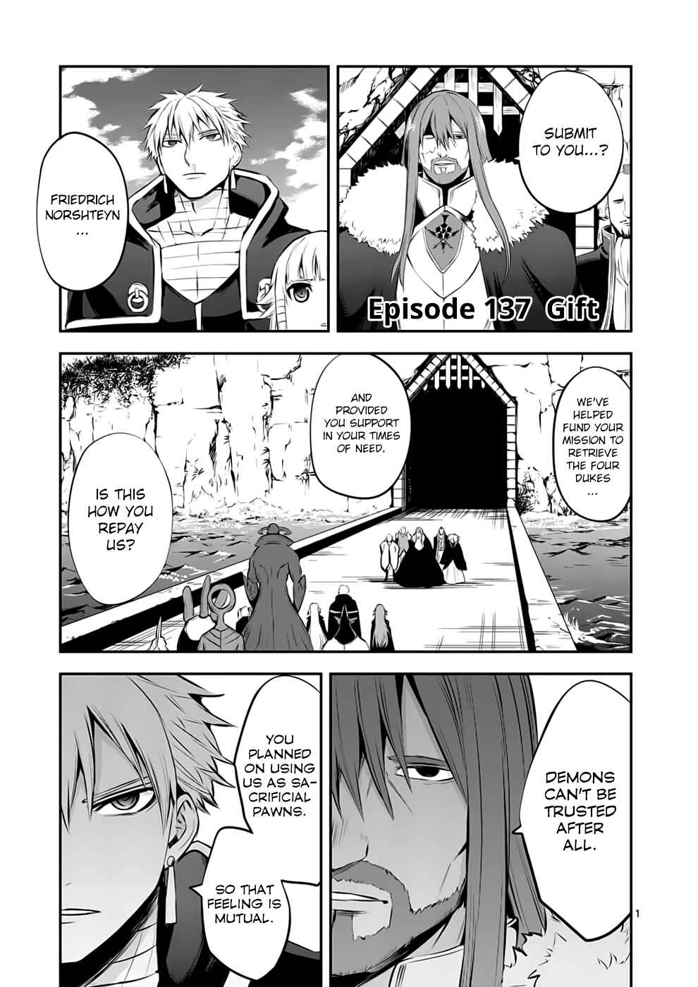 Yuusha ga Shinda! Chapter 137 page 0