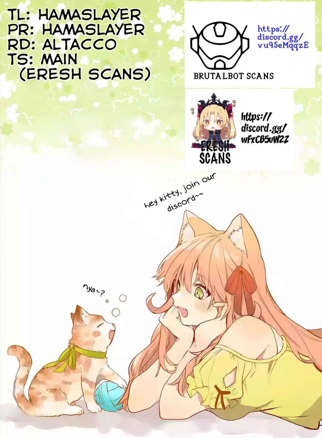 Yuusha Party o Tsuihou Sareta Beast Tamer, Saikyou Shu Nekomimi Shoujo to Deau Chapter 68 page 0