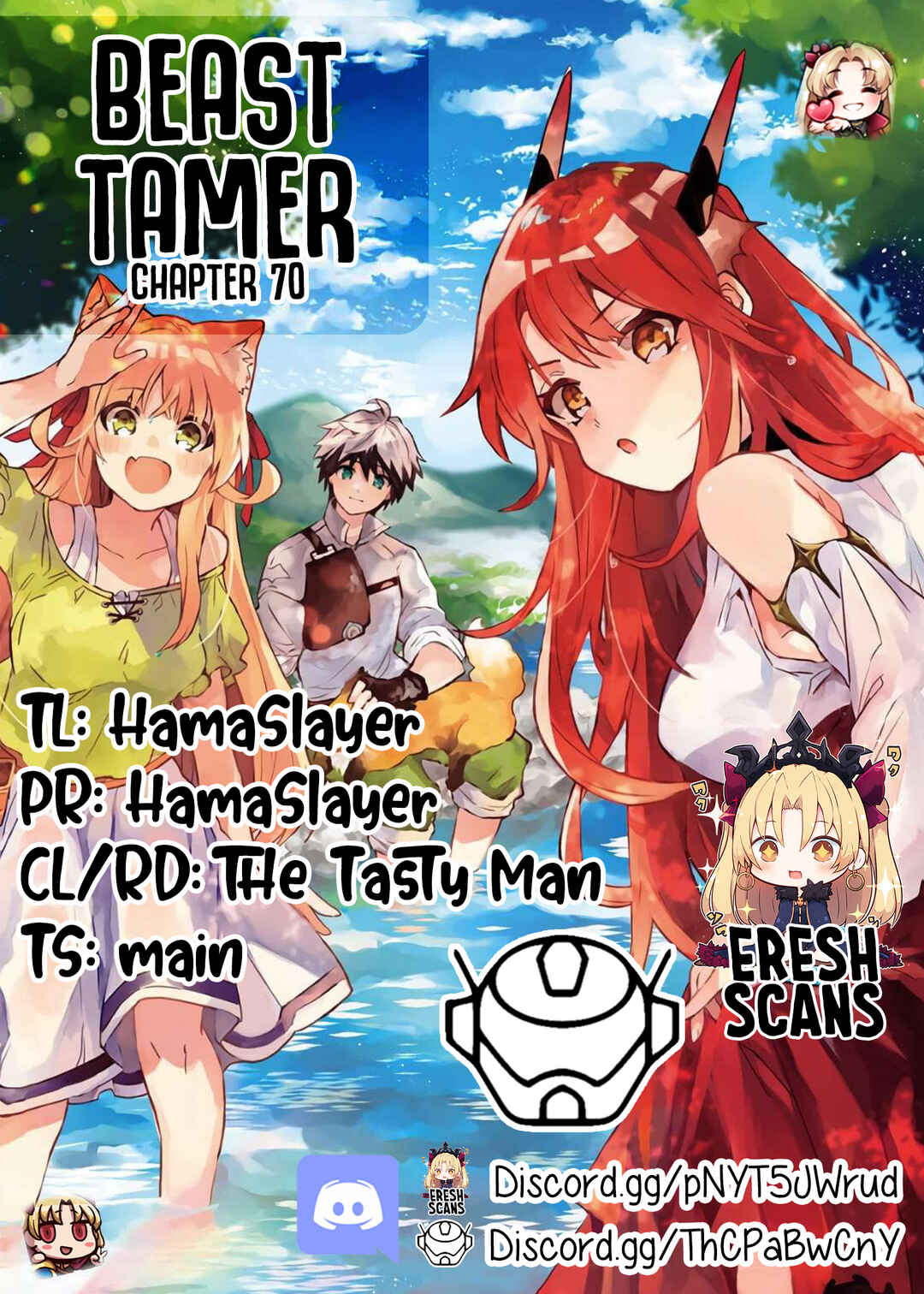 Yuusha Party o Tsuihou Sareta Beast Tamer, Saikyou Shu Nekomimi Shoujo to Deau Chapter 70 page 0