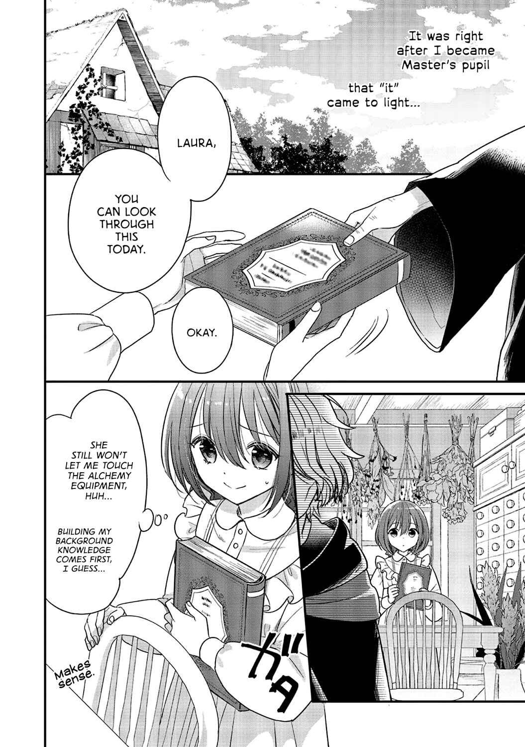 Yuusha-sama no Osananajimi to Iu Settei no Make Heroine ni Tensei shita no de, Chougoushi ni Job Change Shimasu Chapter 4 page 1