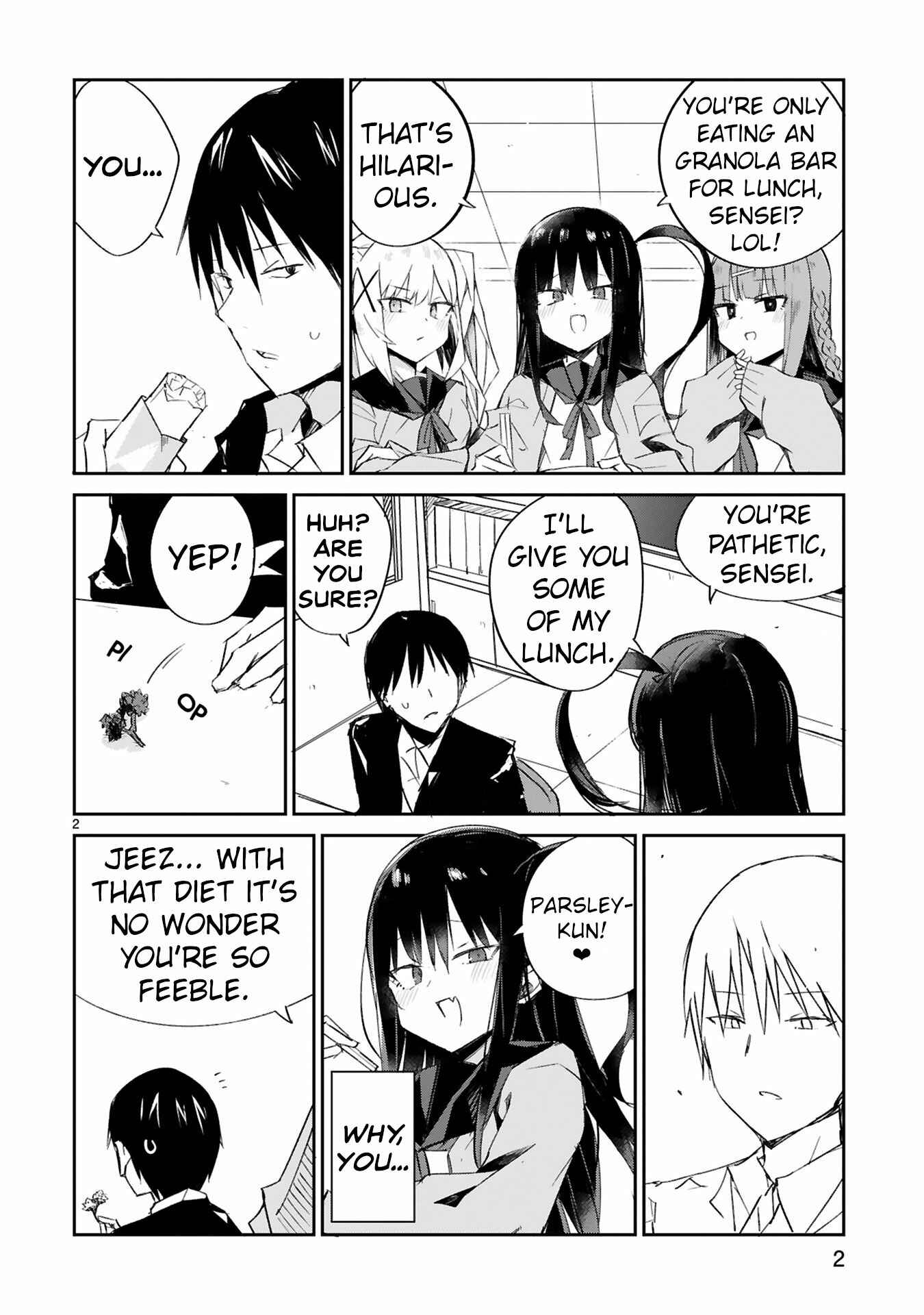 Zaako Zako Zako Zako Sensei Chapter 2 page 1