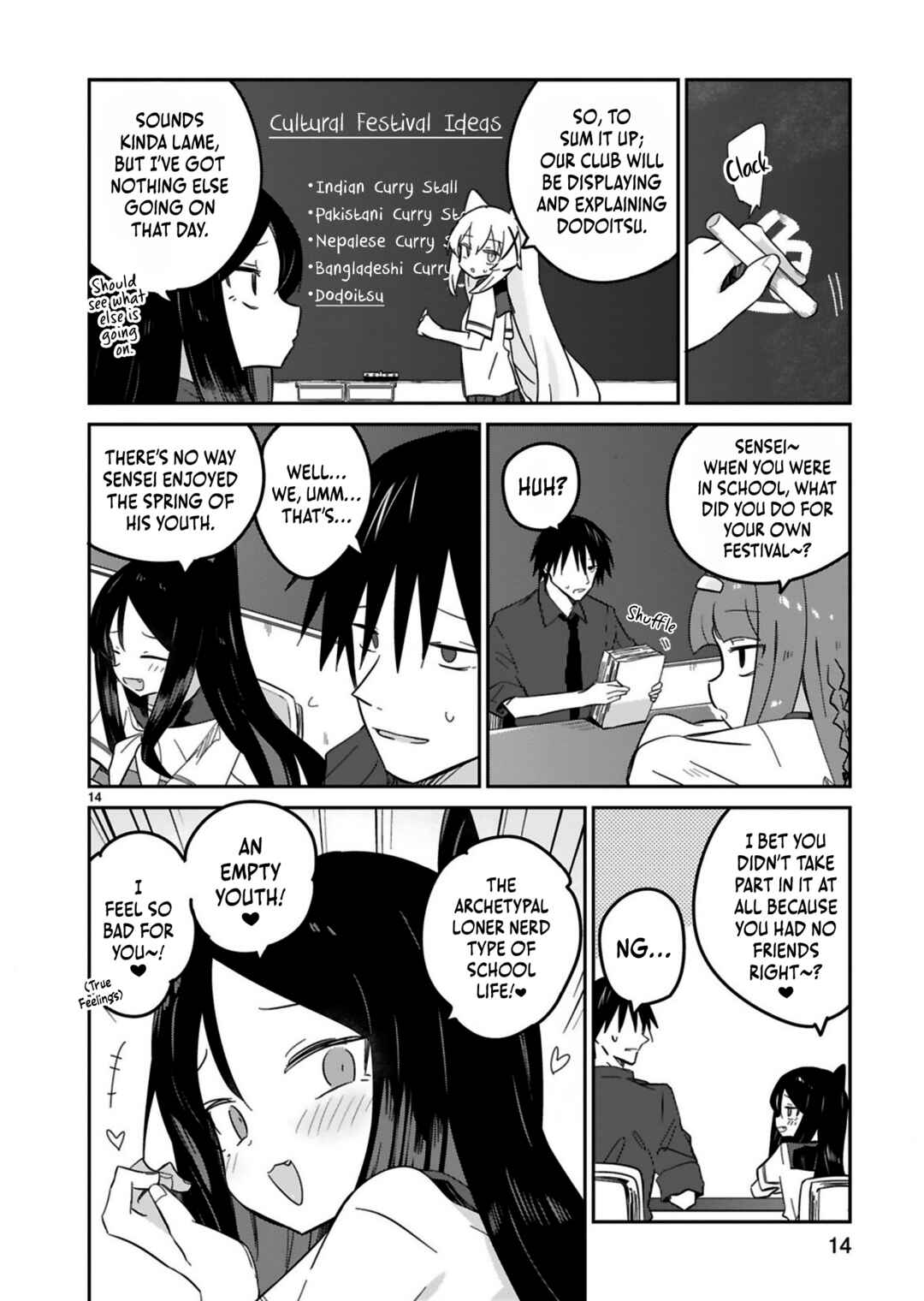 Zaako Zako Zako Zako Sensei Chapter 30 page 13
