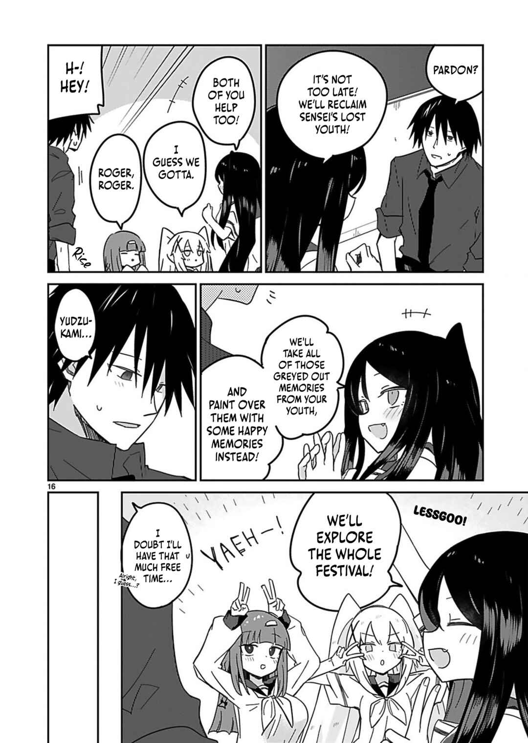 Zaako Zako Zako Zako Sensei Chapter 30 page 15