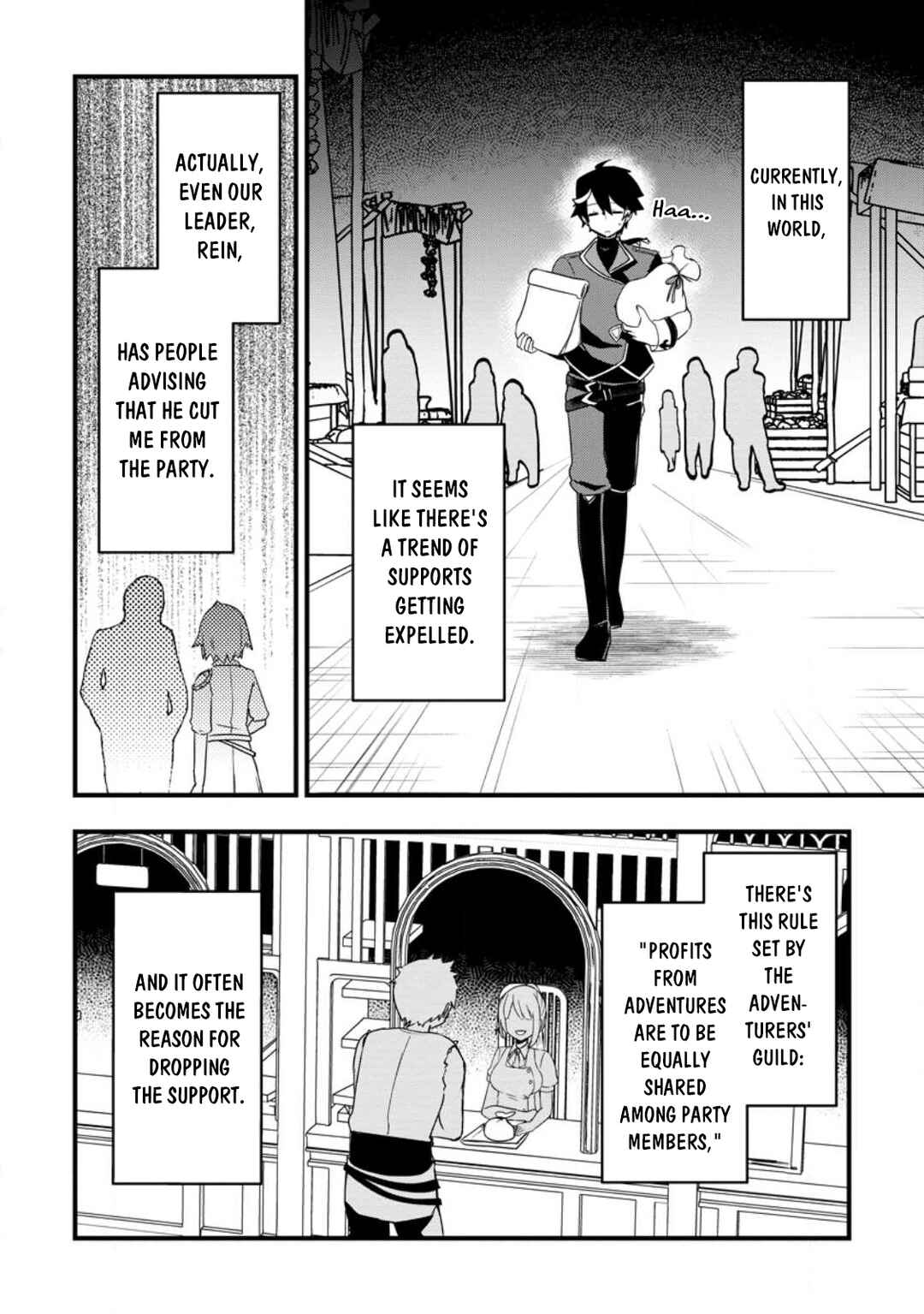 Zatsuyo Gakari Ken Shien Jutsu Shi Ha Party Tsuiho Ni Akogareru ~Seken Ha Tsuiho Boomnanoni, Ore Wo Kadai Hyoka Suru Party Member Tachi Ga Kesshite Tebanaso to Shitekurenai~ Chapter 1 page 9