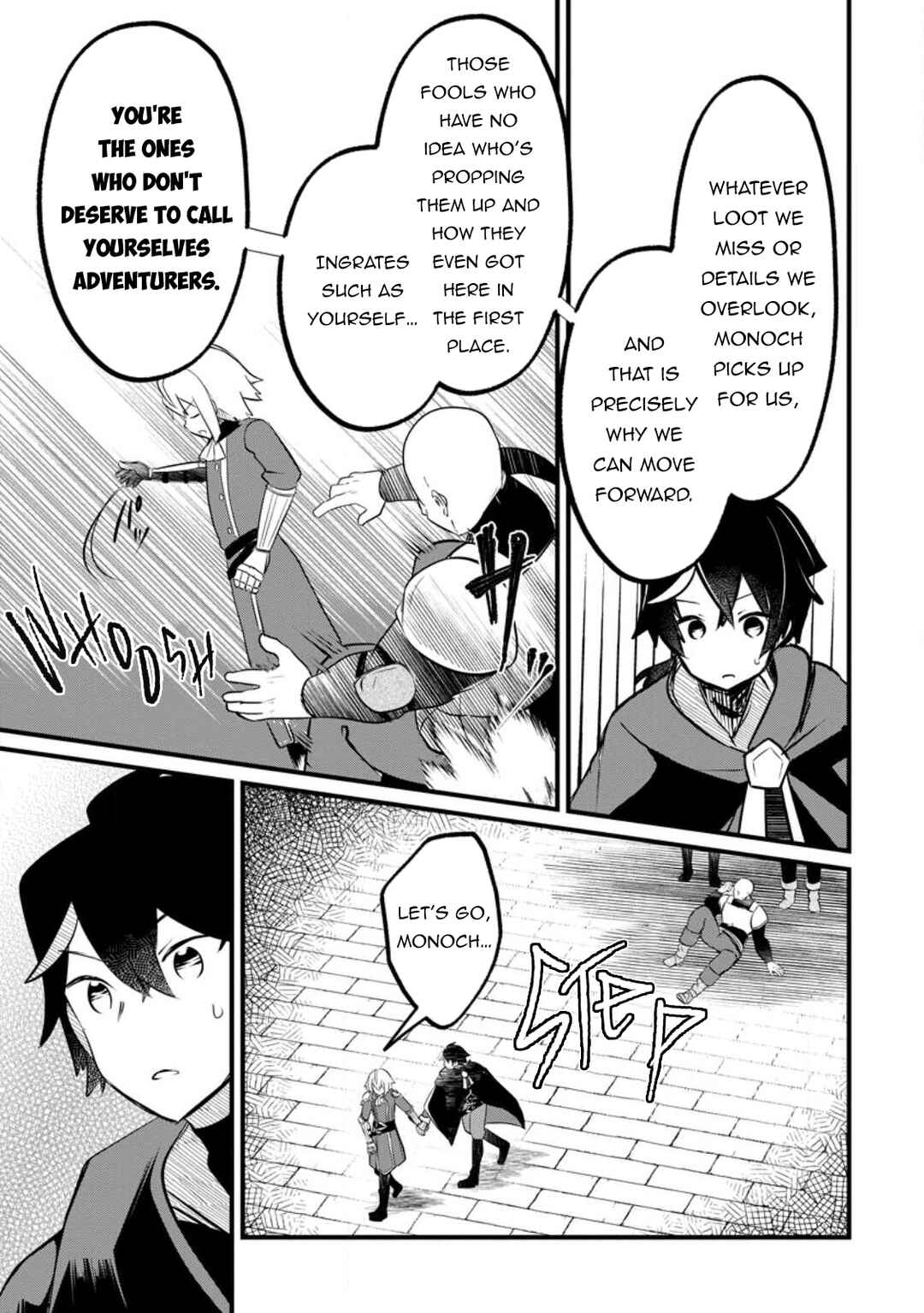 Zatsuyo Gakari Ken Shien Jutsu Shi Ha Party Tsuiho Ni Akogareru ~Seken Ha Tsuiho Boomnanoni, Ore Wo Kadai Hyoka Suru Party Member Tachi Ga Kesshite Tebanaso to Shitekurenai~ Chapter 1 page 24
