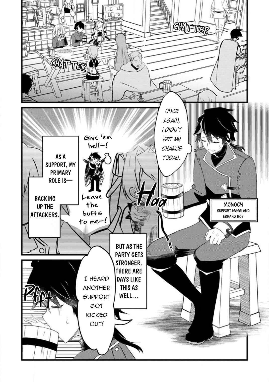 Zatsuyo Gakari Ken Shien Jutsu Shi Ha Party Tsuiho Ni Akogareru ~Seken Ha Tsuiho Boomnanoni, Ore Wo Kadai Hyoka Suru Party Member Tachi Ga Kesshite Tebanaso to Shitekurenai~ Chapter 1 page 3