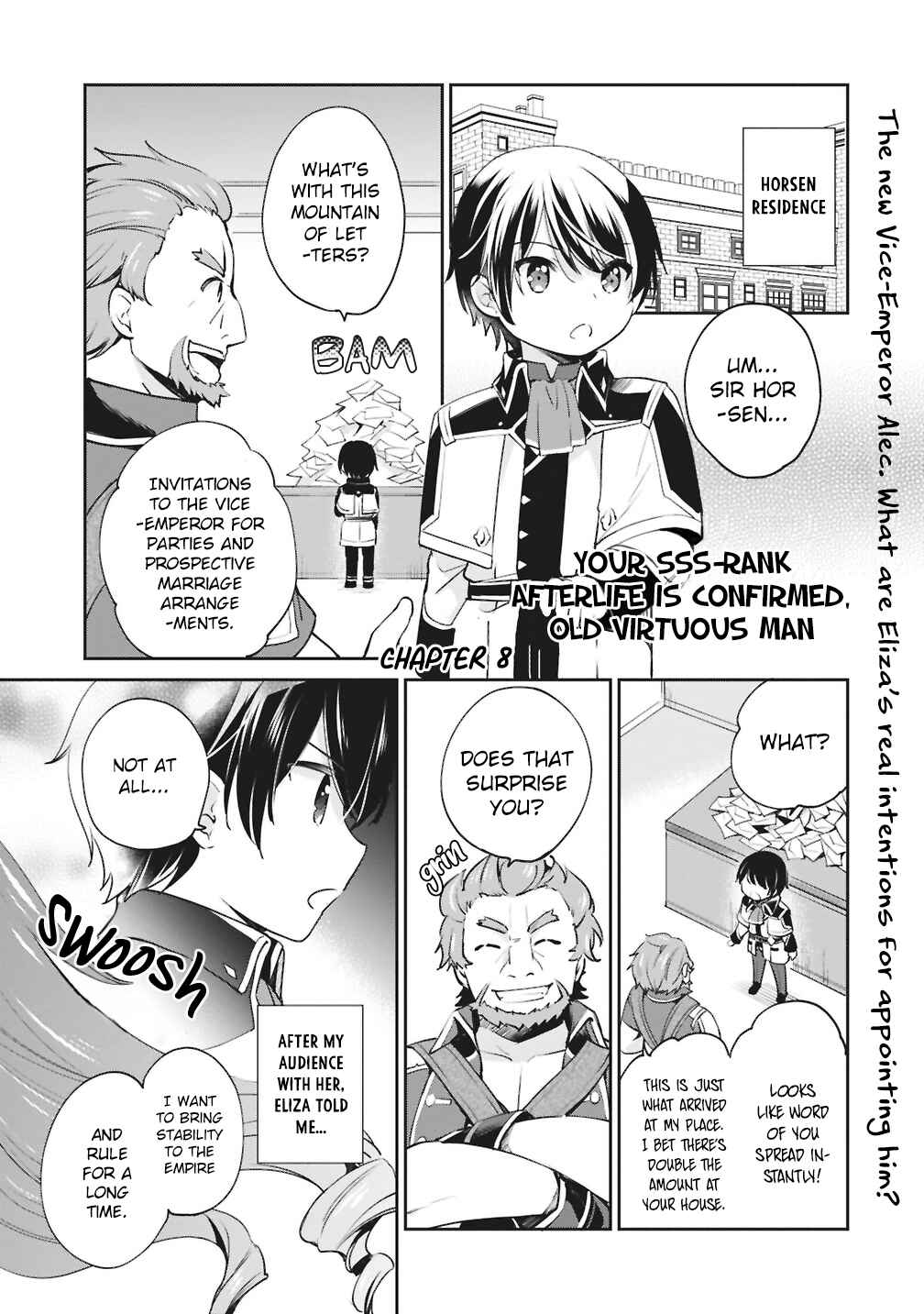 Zennin Ossan, Umarekawattara SSS Rank Jinsei ga Kakutei Shita Chapter 8 page 0